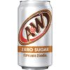 A&W USA Zero Sugar Cream Soda (12 x 0,355 Liter cans)