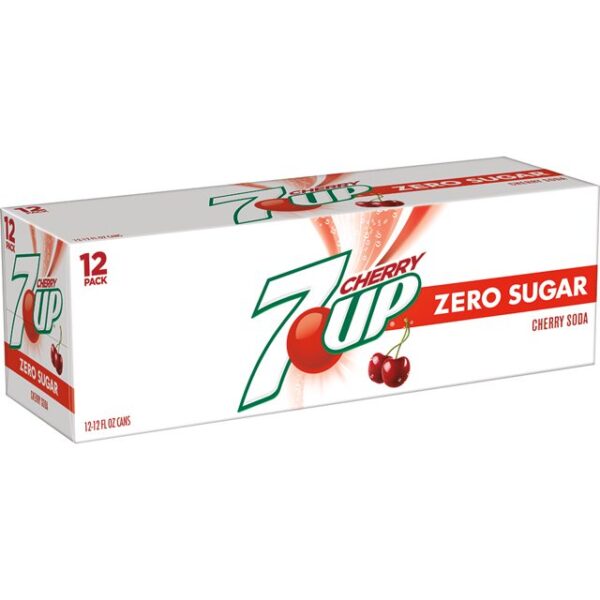 7-Up USA Zero Cherry (12 x 0,355 Liter cans) - Image 2