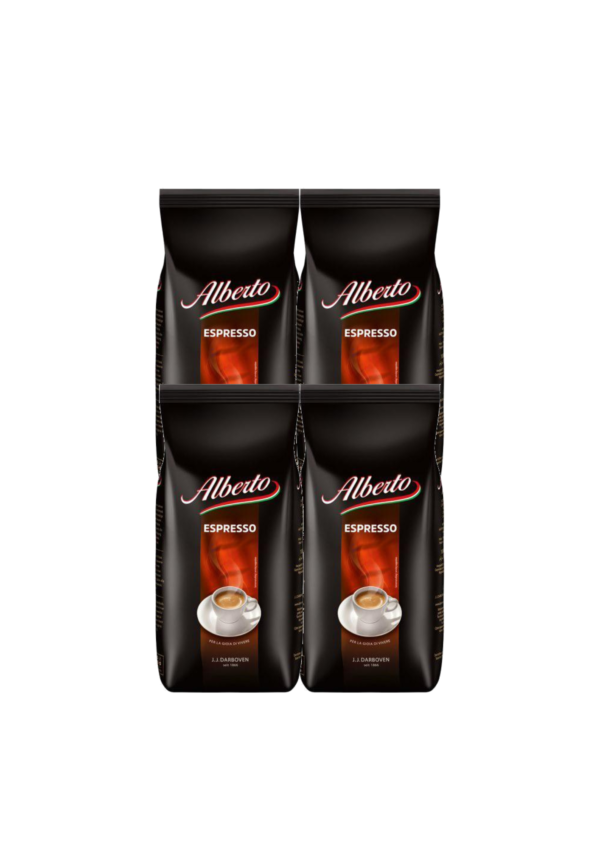 Alberto Espresso Coffee Beans (4 x 1 Kilo) - Image 2