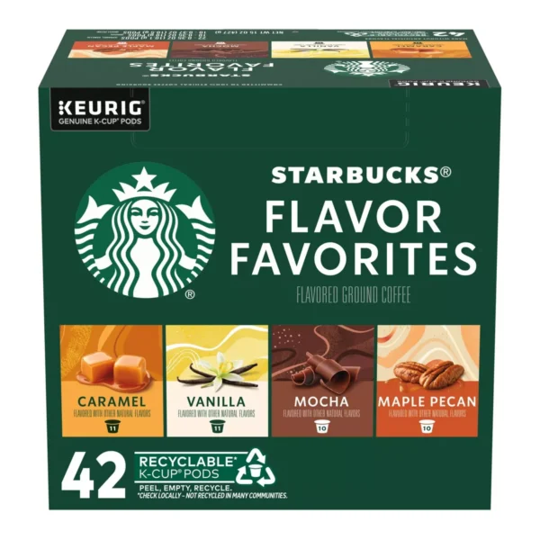 Starbucks Variety Pack Keurig K-Cups Dark Roast Coffee - 42ct