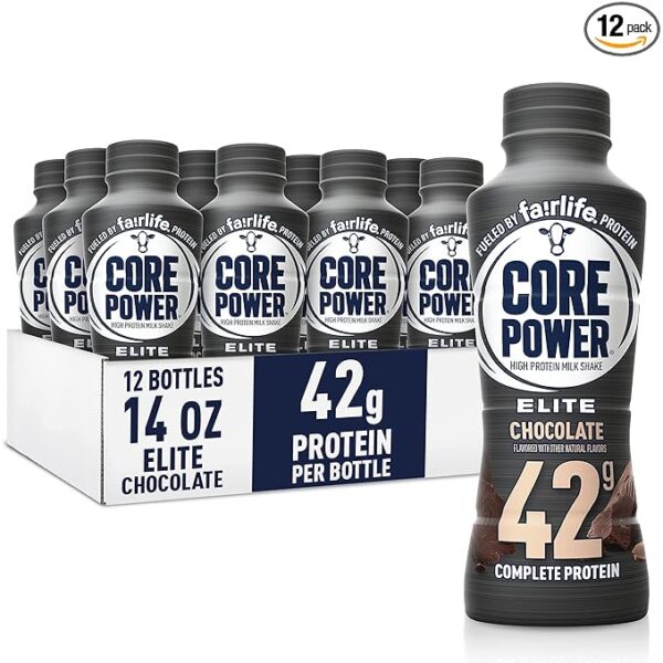 Fairlife Core Power Elite 42g Protein Shake, Chocolate, 14 fl. oz