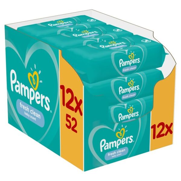 Pampers Fresh Clean Wipes – per pallet