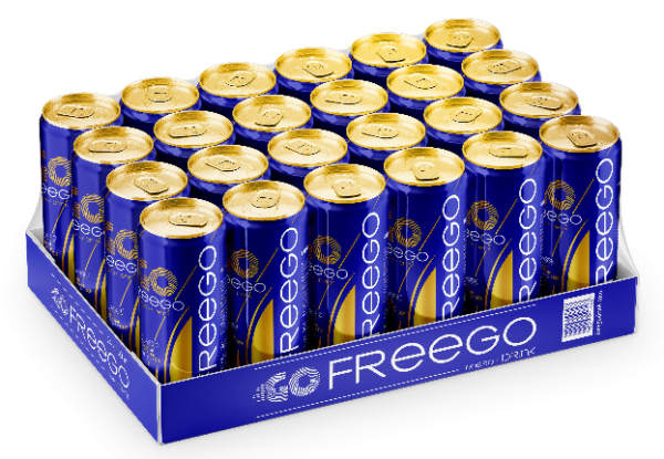 Freego Classic Energy Drink (24 x 0,25 Liter Cans) - Image 2