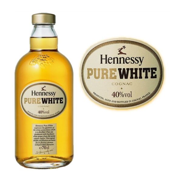 Hennessy Pure White Cognac 40%  Size: 70cl